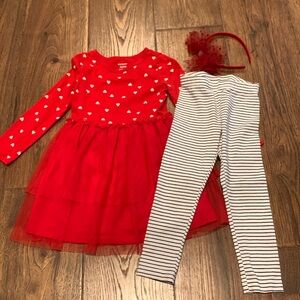 Valentine’s Day Dress 4T